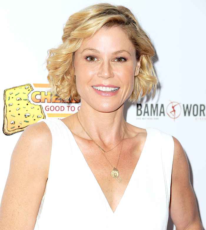 Julie Bowen arrives at the 7th Annual Milk + Bookies' Story Time Celebration at California Market Center on April 17, 2016 in Los Angeles, California.