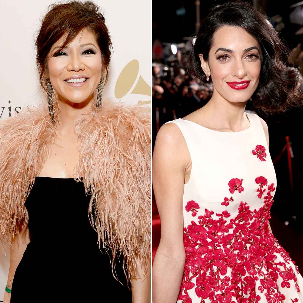 Julie Chen and Amal Clooney