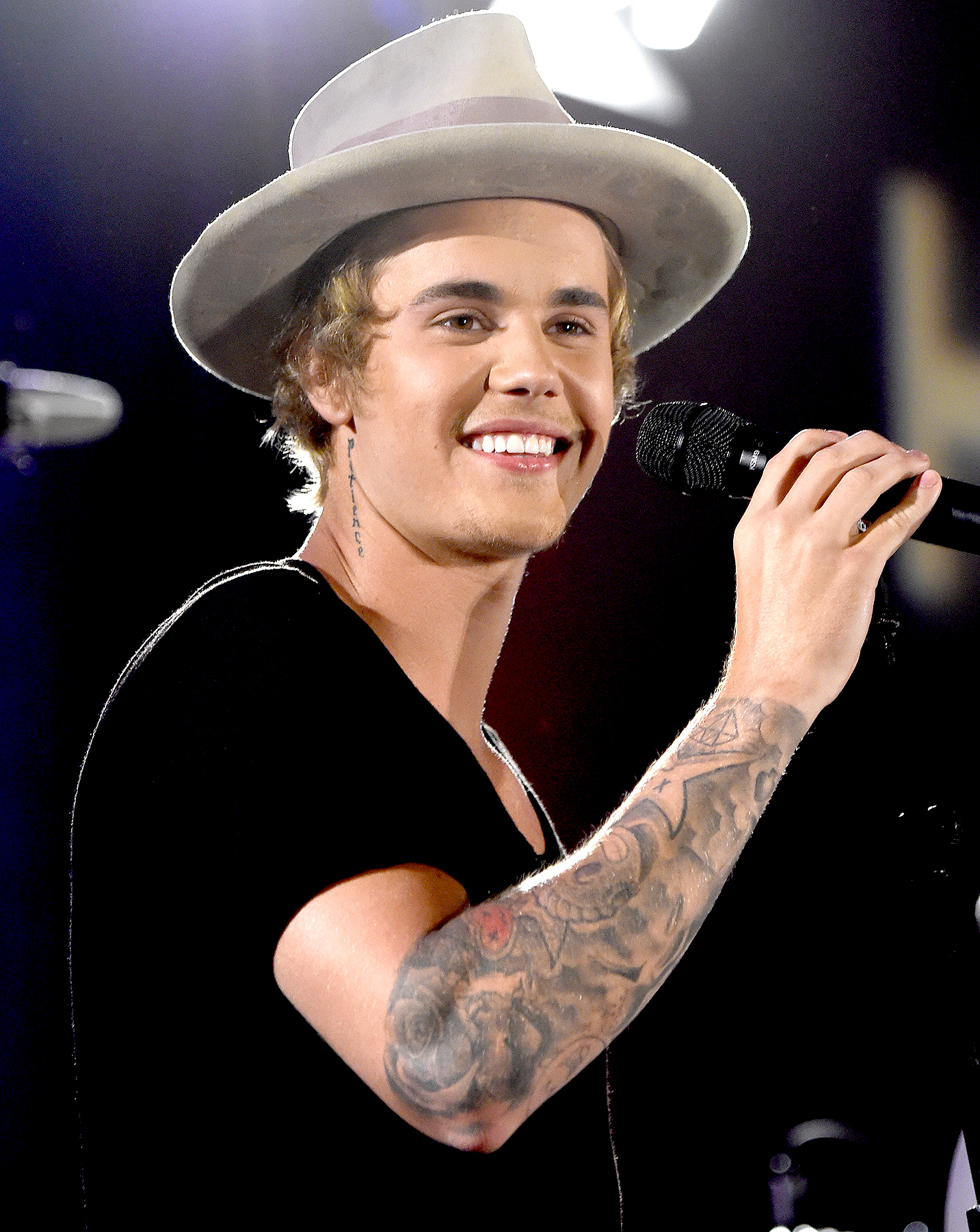 Justin Bieber performs at the 11th Annual Desert Smash Hosted By Will Ferrell Benefiting Cancer For College at La Quinta Resort and Club on March 10, 2015 in La Quinta, California.