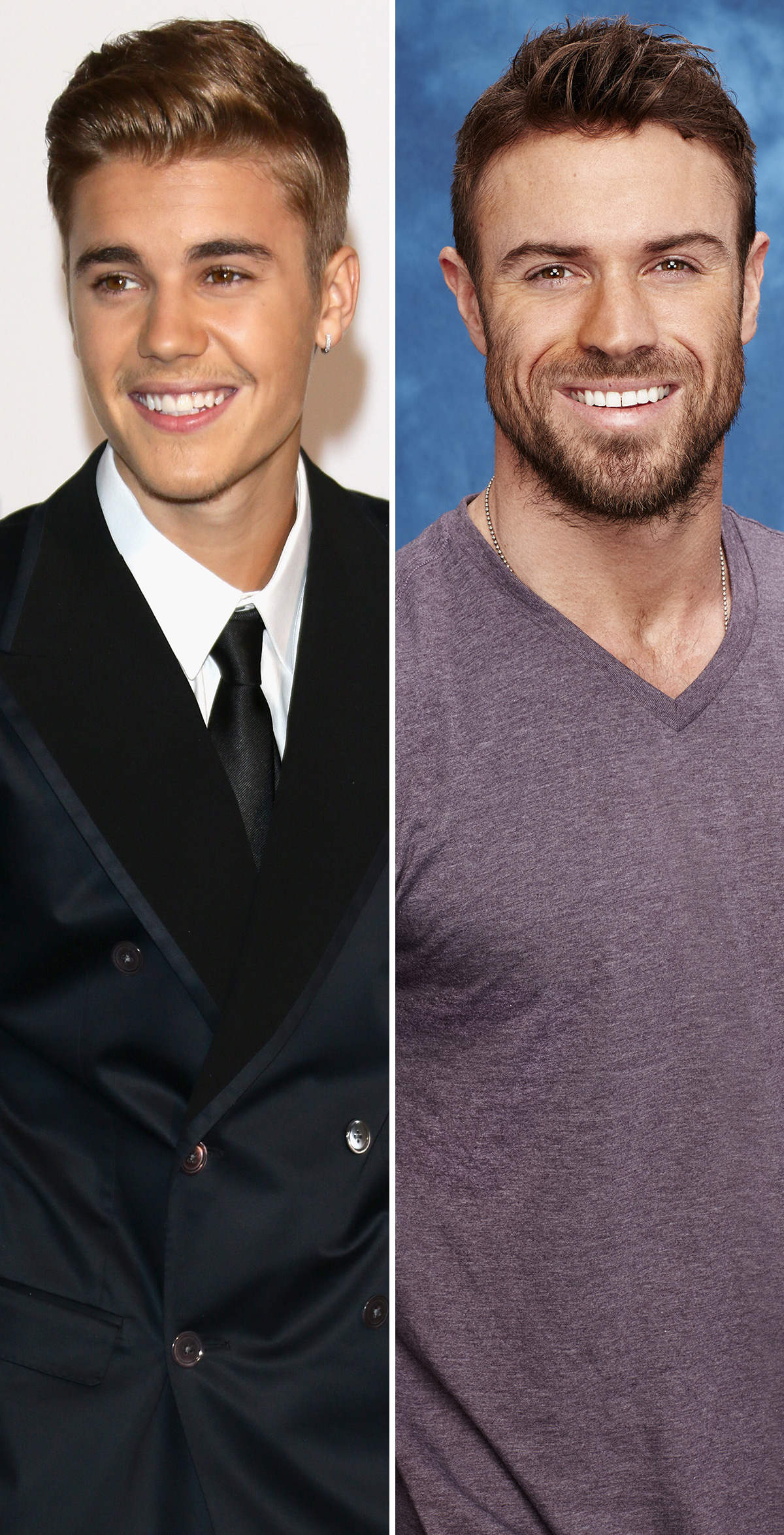 Justin Bieber and Chad Johnson