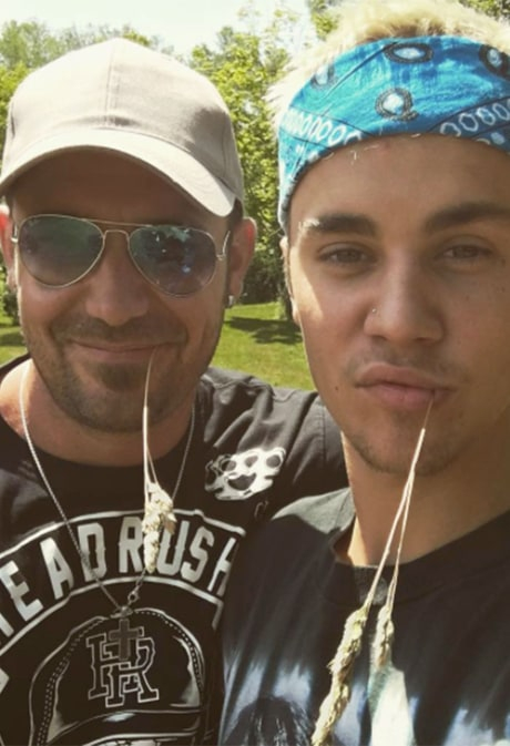 Jeremy and Justin Bieber