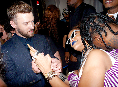 Justin Timberlake, Rihanna, and Travis Scott