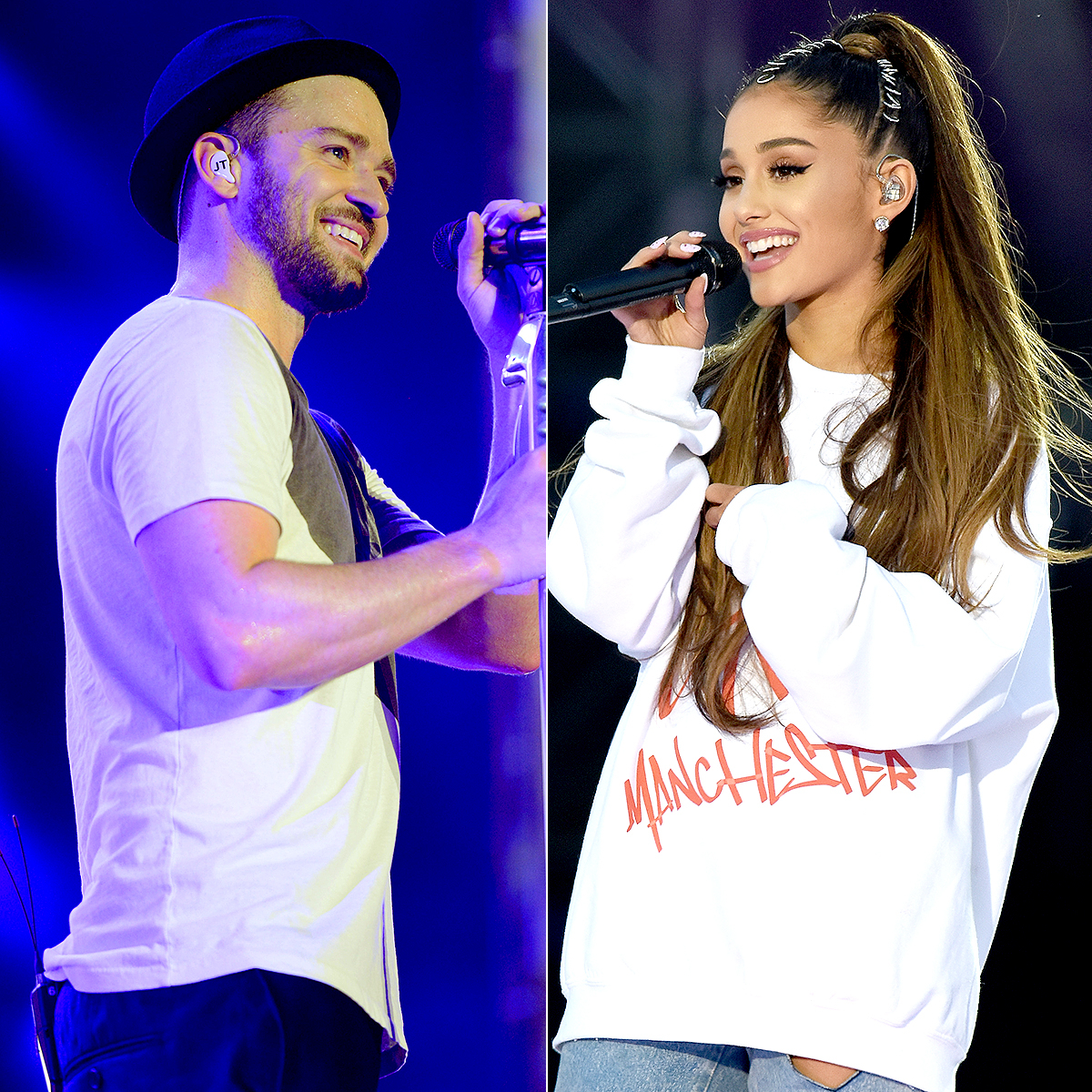 Justin Timberlake and Ariana Grande