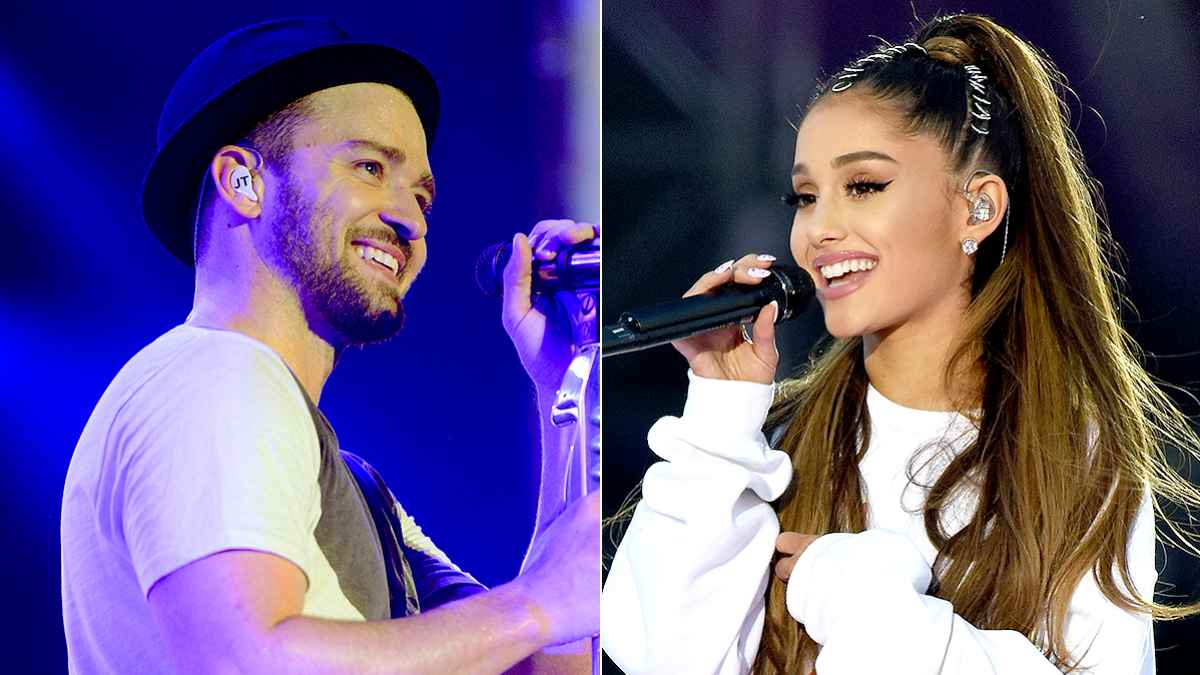 Justin Timberlake and Ariana Grande