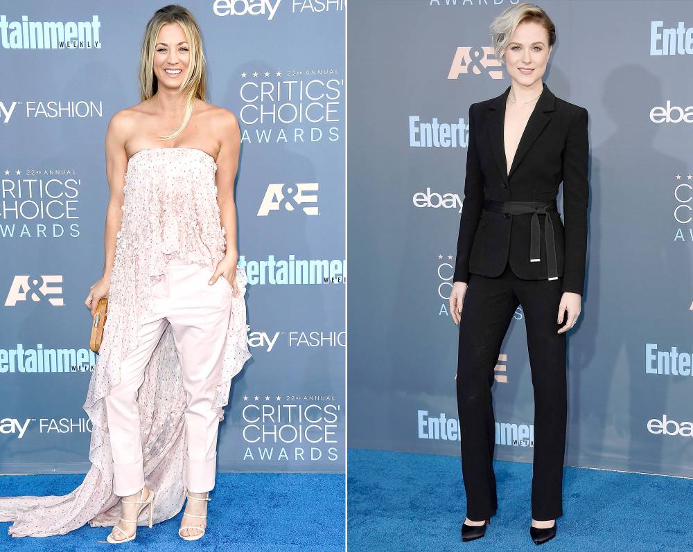 Kaley Cuoco and Evan Rachel Wood