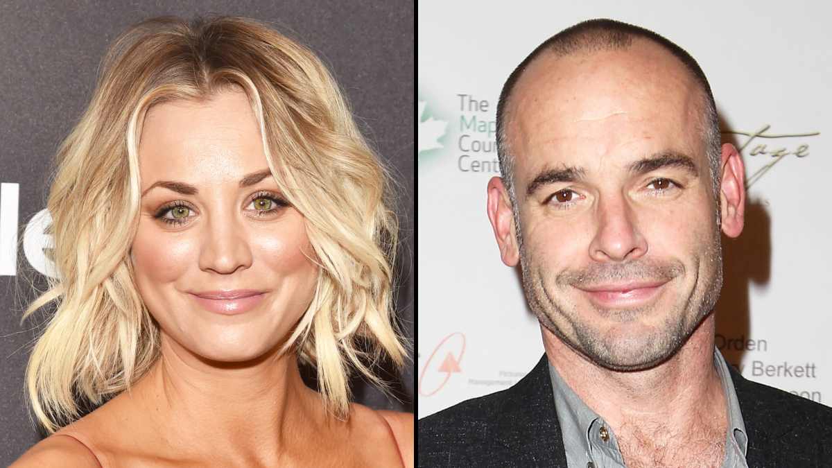 Kaley Cuoco and Paul Blackthorne