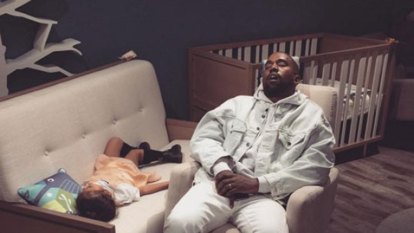 Kanye West, North West fall asleep during a shopping trip