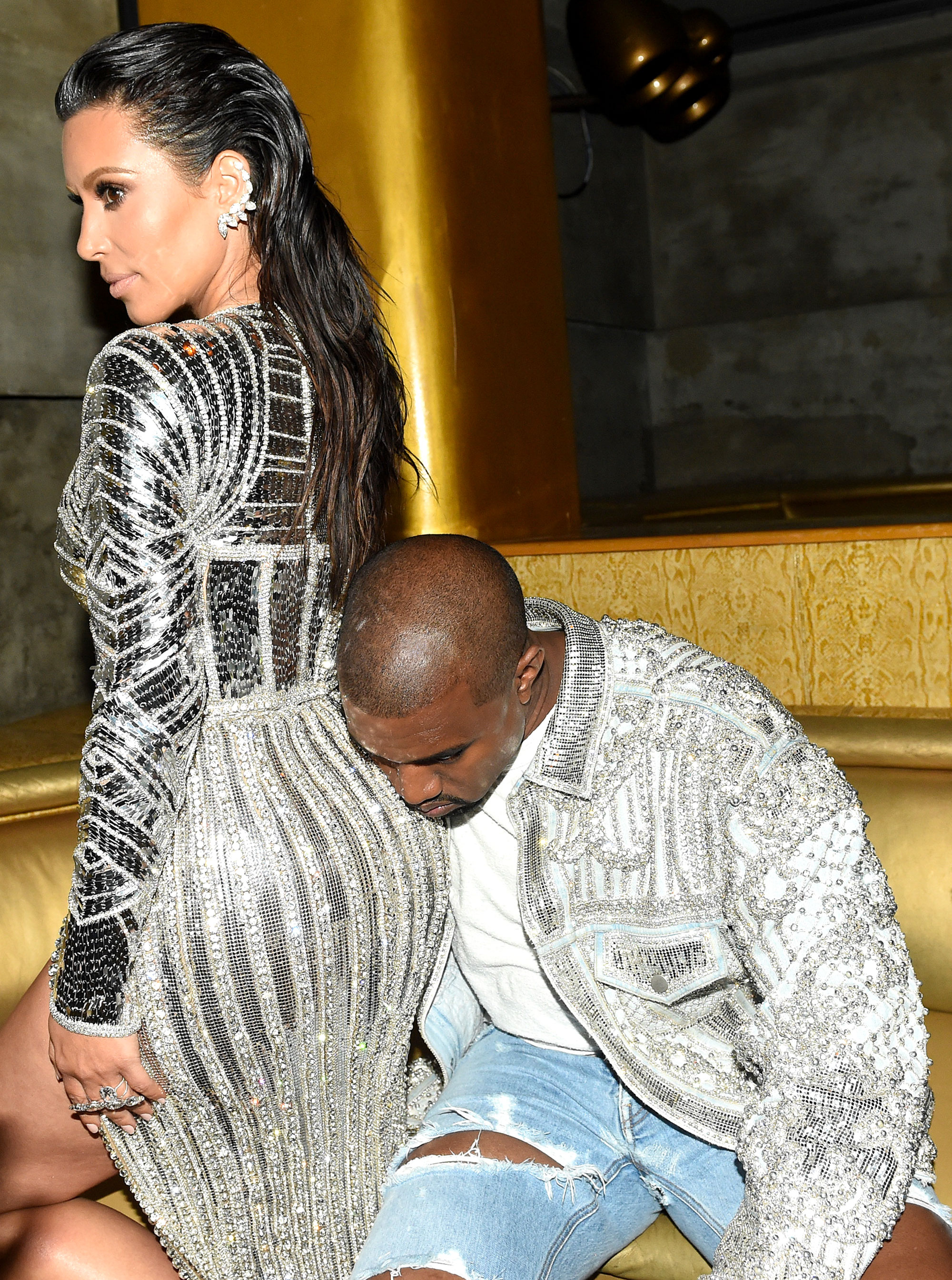 Kanye West Uses Kim Kardashian S Butt As A Pillow At
