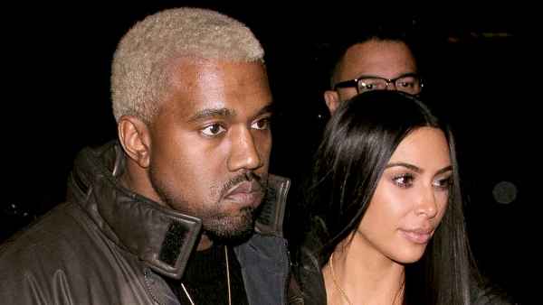 Kanye West and Kim Kardashian West are seen on February 14, 2017 in New York City.