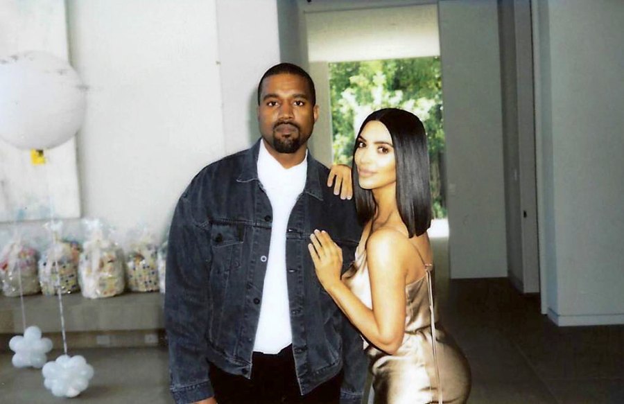 Kanye West and Kim Kardashian