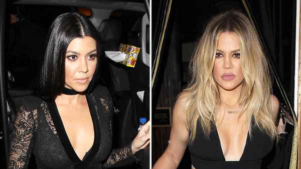 Kourtney Kardashian and Khloe Kardashian