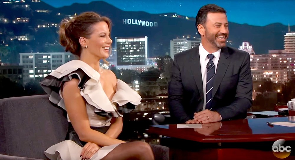Kate Beckinsale and Jimmy Kimmel