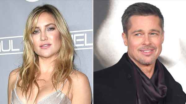 Kate Hudson and Brad Pitt