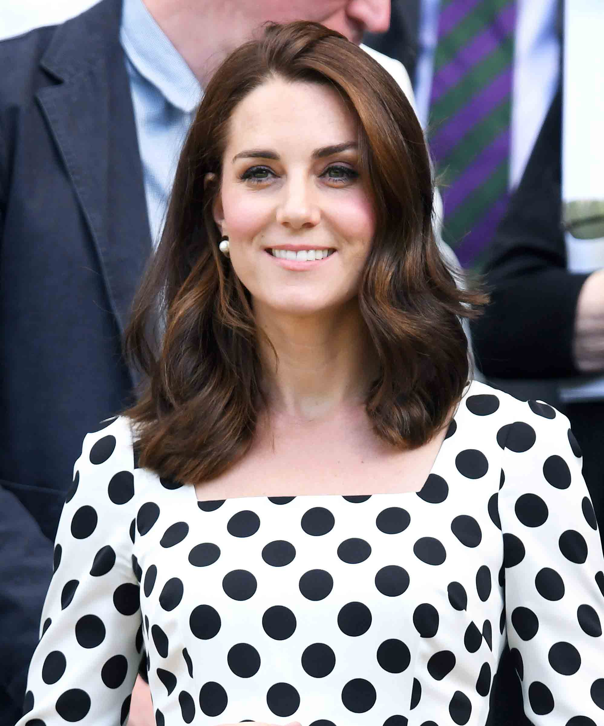 Kate Middleton Debuts A New Haircut At Wimbledon Duchess Of Cambridge ...