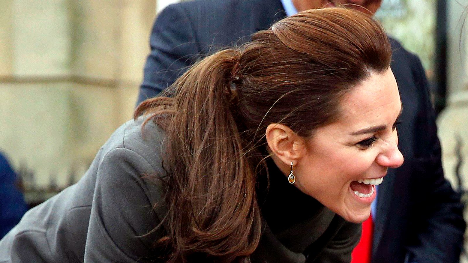Kate Middleton Works an Especially Bouncy Ponytail, Jeans