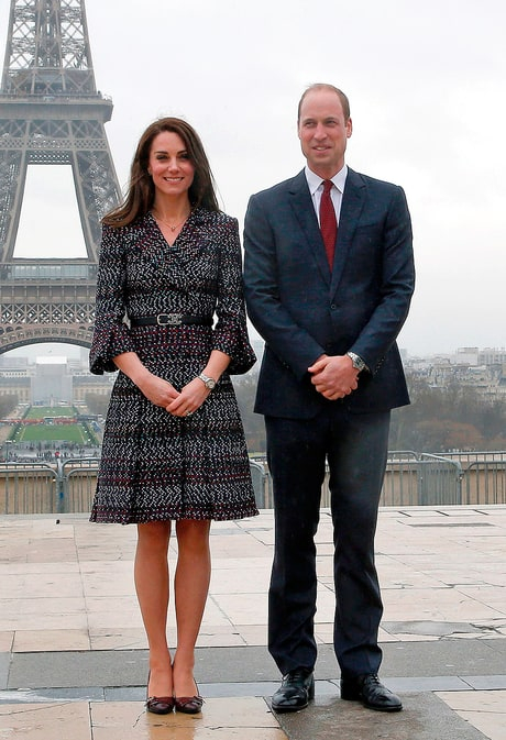 Prince William and Duchess Kate visit Paris