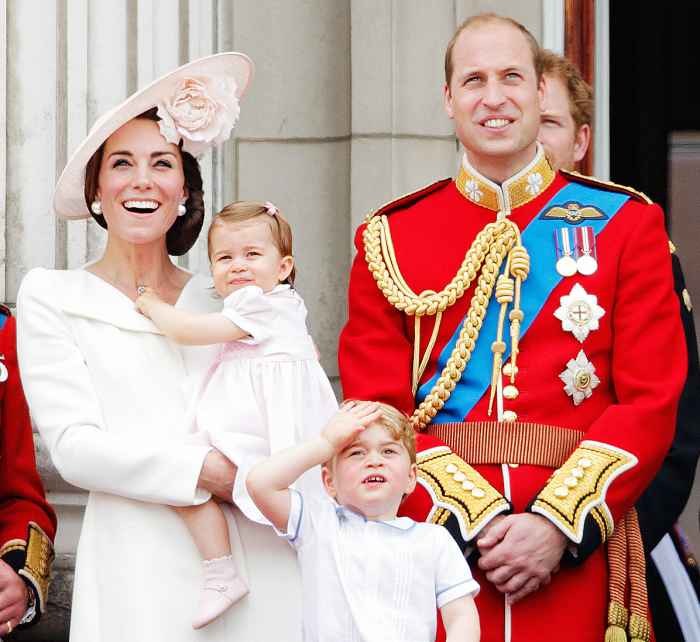 Kate Middleton Charlotte George Prince William