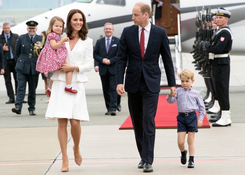 Kate Middleton Prince William Princess Charlotte Prince George