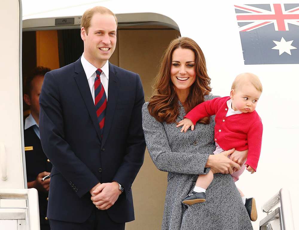 Prince William, Kate Middleton and Prince George