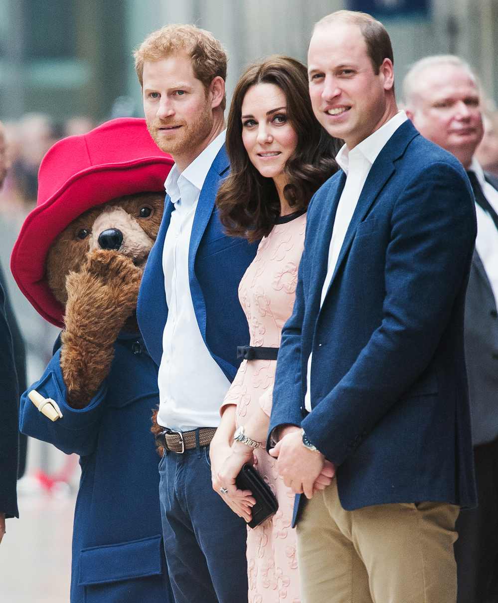 Kate Middleton, Paddington Bear, Prince William, Prince Harry