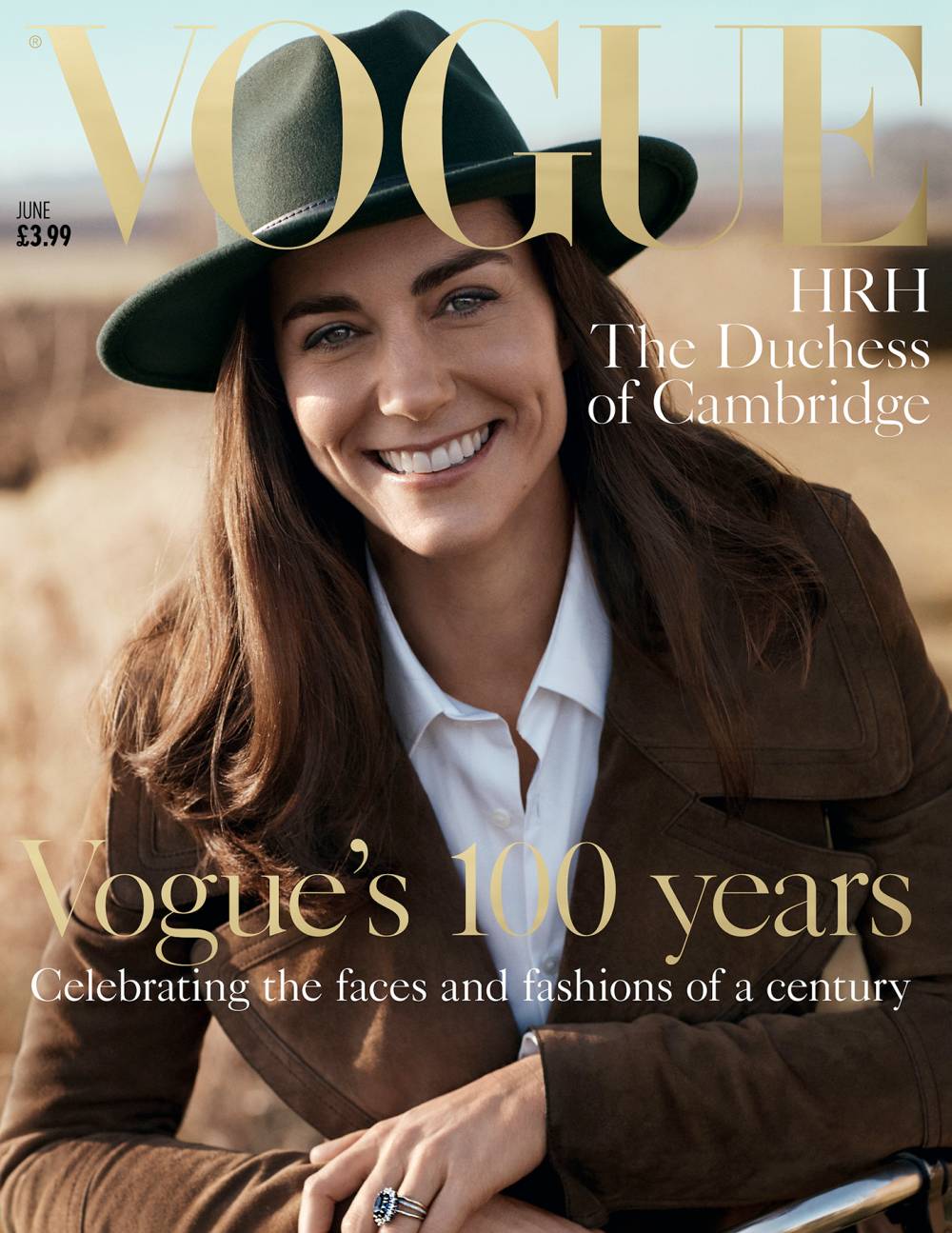 Kate Middleton on the cover of British Vogue