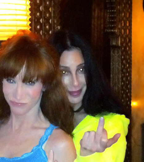 Kathy and Cher