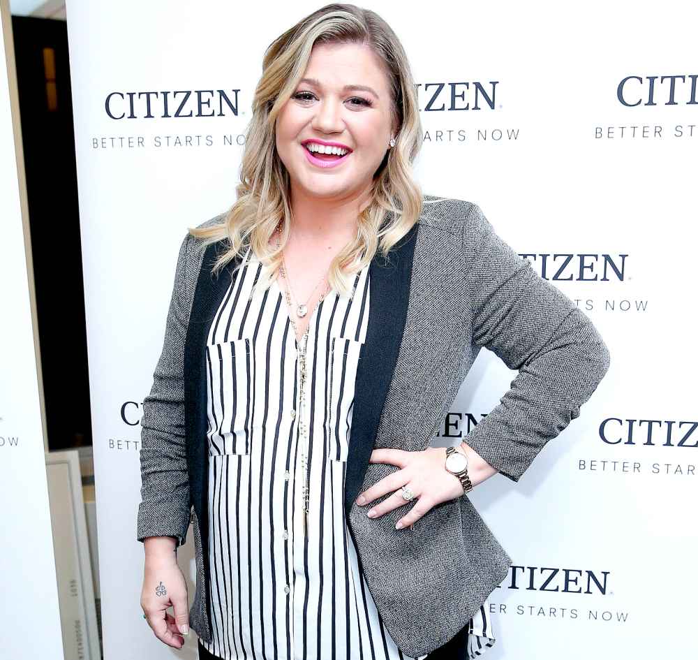 Kelly Clarkson attends Citizen Watch Company's New York Corporate Offices Grand Opening on November 3, 2015 in NYC.