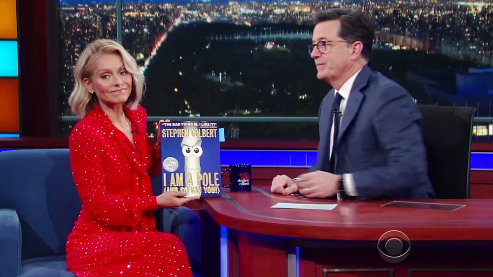Kelly Ripa Stephen Colbert