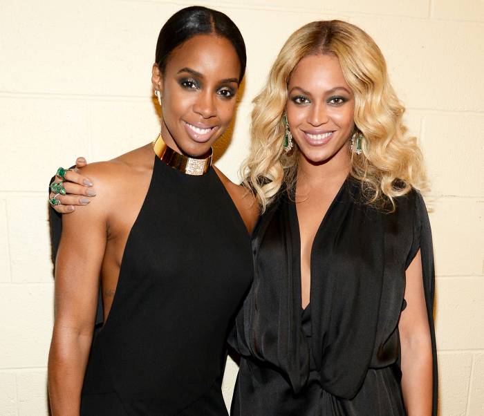 Kelly Rowland and Beyonce Knowles