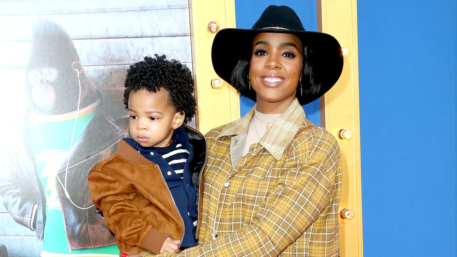 Kelly Rowland and Titan Rowland attend the premiere Of Universal Pictures' "Sing" on December 3, 2016 in Los Angeles, California.