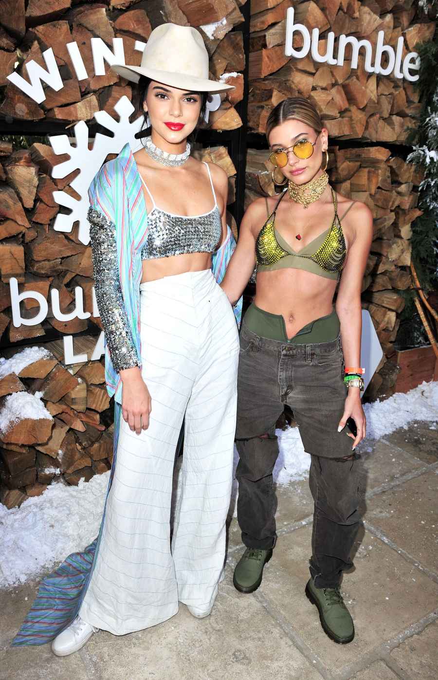 Kendall Jenner and Hailey Baldwin