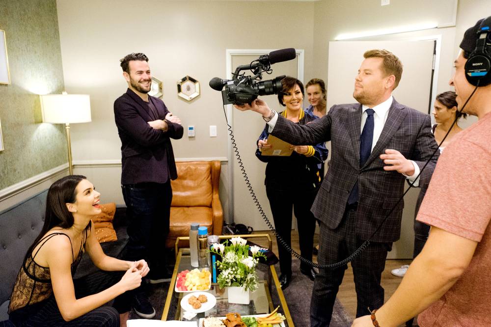 Kendall Jenner, James Corden, Kris Jenner