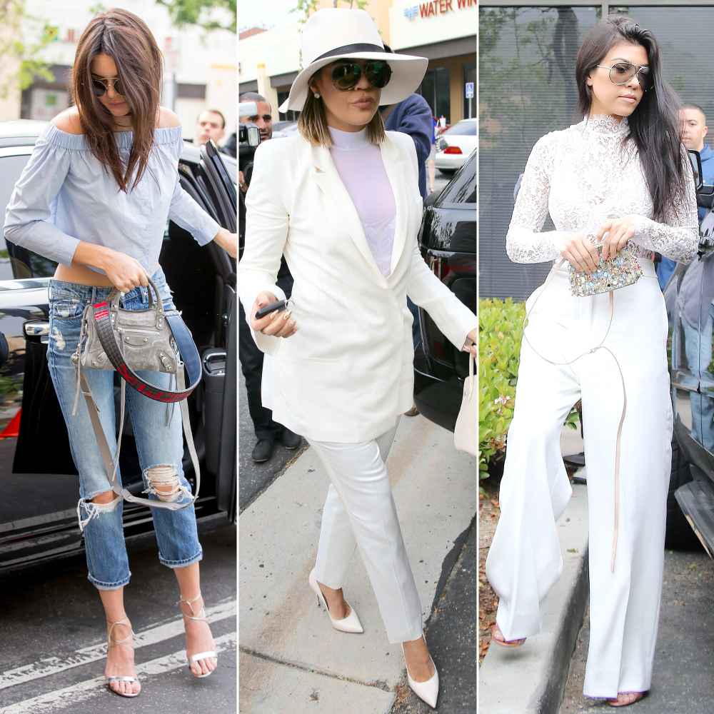 Kendall Jenner; Khloe kardashian; Kourtney Kardashian