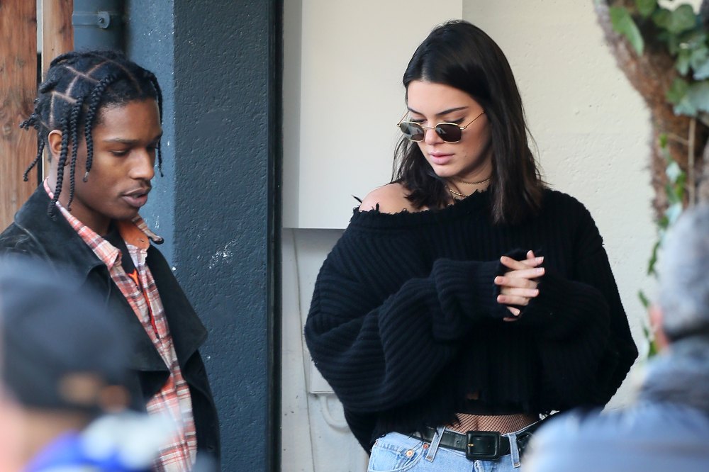 Kendall Jenner, A$AP Rocky Visit Paris Flea Market