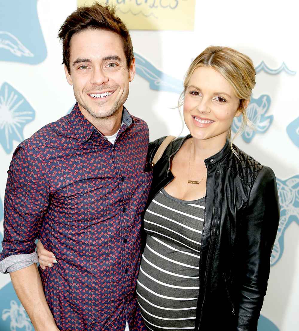 Kevin Manno and Ali Fedotowsky attend the partnership celebration between TOMS and Oceana to help save the sea turtles on March 24, 2016 at Au Fudge in West Hollywood, California.