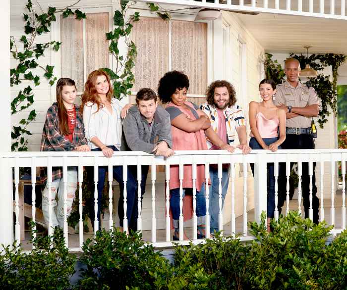 "Kevin (Probably) Saves the World" stars Chloe East and Reese Cabrera, JoAnna Garcia Swisher as Amy Cabrera, Jason Ritter as Kevin Finn, Kimberly Hébert Gregory as Yvette, Dustin Ybarra as Tyler Medina, J. August Richards as Deputy Nate Purcell and India De Beaufort as Kristin Allen.