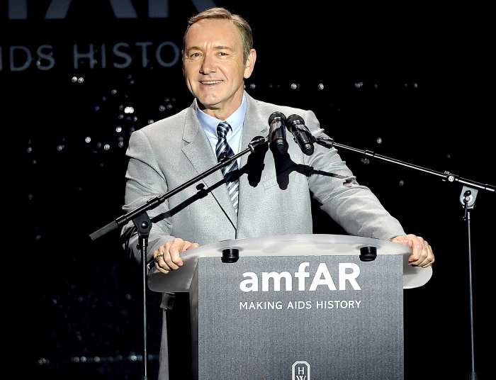Kevin Spacey attends the amfAR's 23rd Cinema Against AIDS Gala at the annual 69th Cannes Film Festival at Hotel du Cap-Eden-Roc on May 19, 2016 in Cap d'Antibes, France.