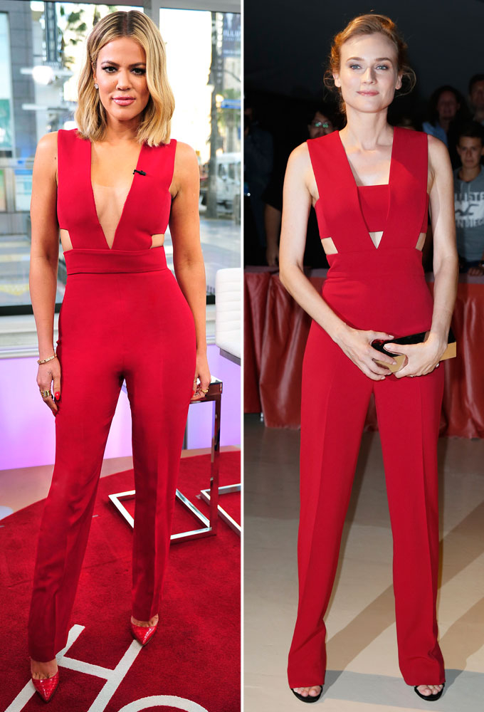 Khlo&eacute; Kardashian and Diane Kruger