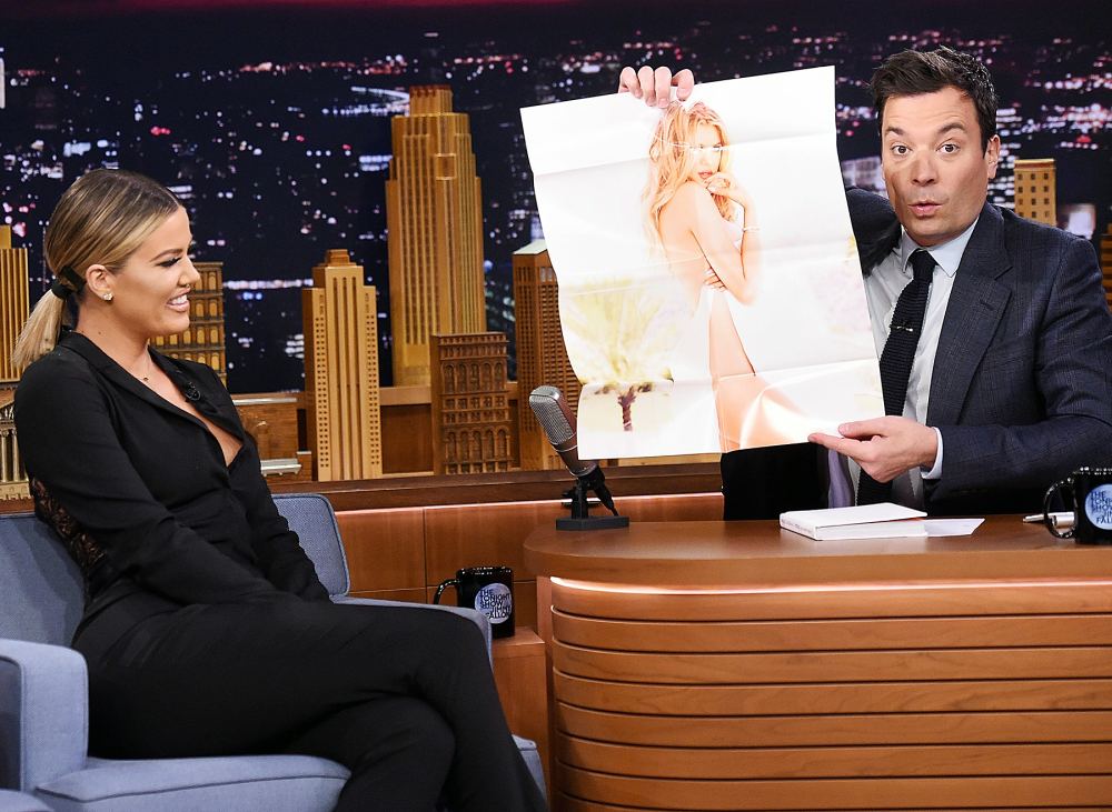Khloe Kardashian and Jimmy Fallon