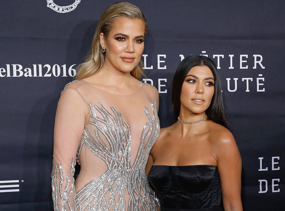 Khloé Kardashian and Kourtney Kardashian