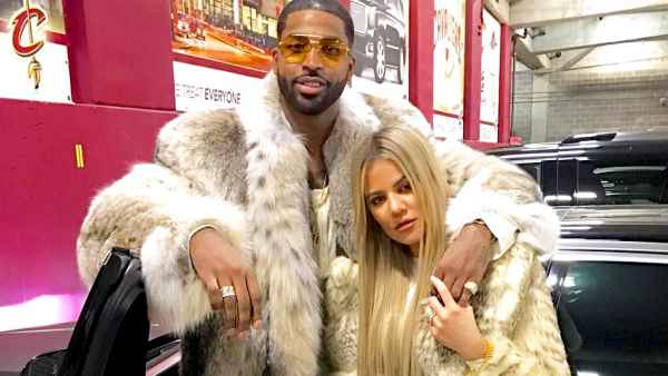 Khloe Kardashian and Tristan Thompson
