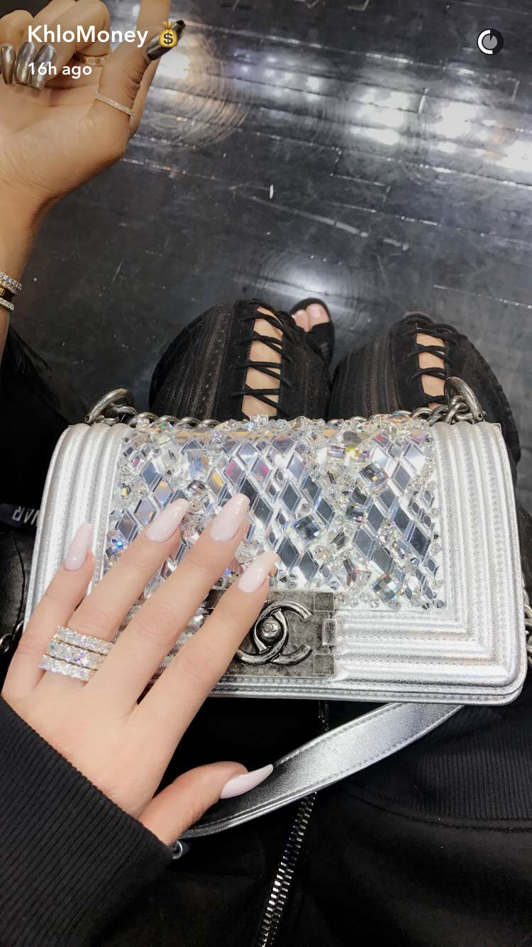 Khloe Kardashian Wears Diamond Rings on Date With Tristan Thompson