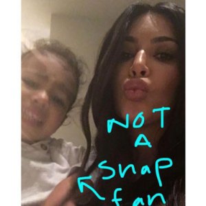 Kim Kardashian's daughter North West hates Snapchat!