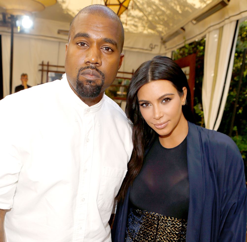 Kanye West and Kim Kardashian