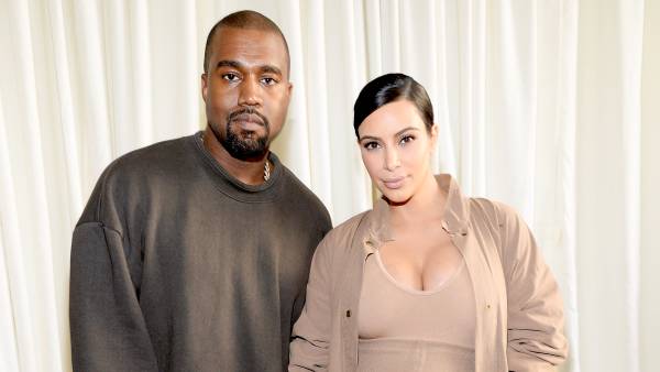 Kanye West and Kim Kardashian