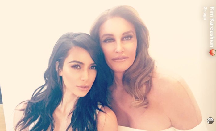 Kim Kardashian and Caitlyn Jenner