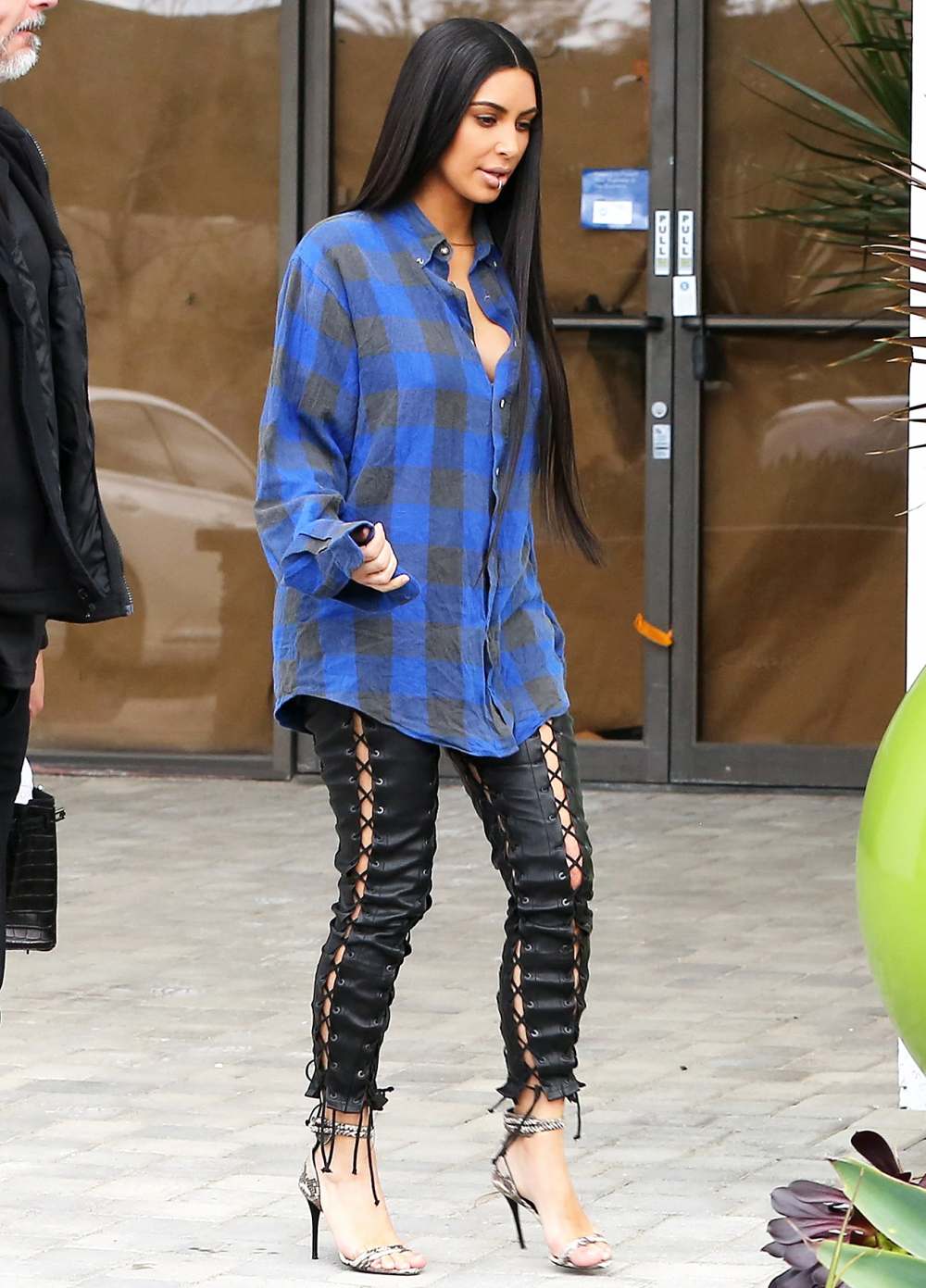 Kim Kardashian corset pants