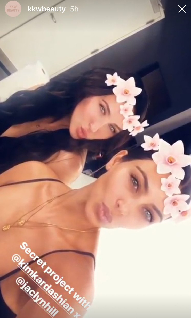 Kim Kardashian and Jaclyn Hill