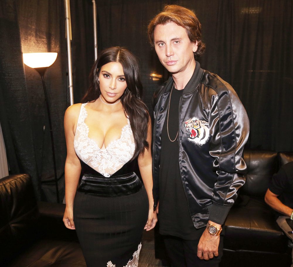 Kim Kardashian West and Jonathan Cheban