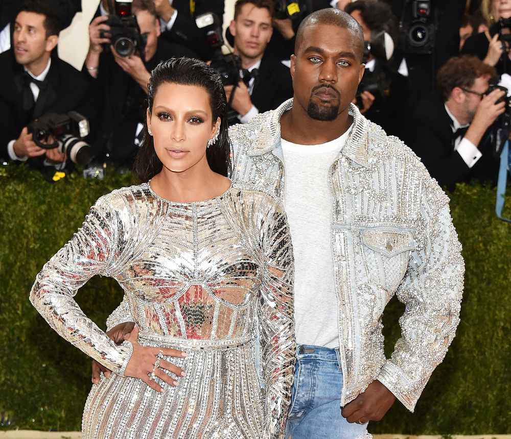 Kim Kardashian Kanye West 2016 Met Gala